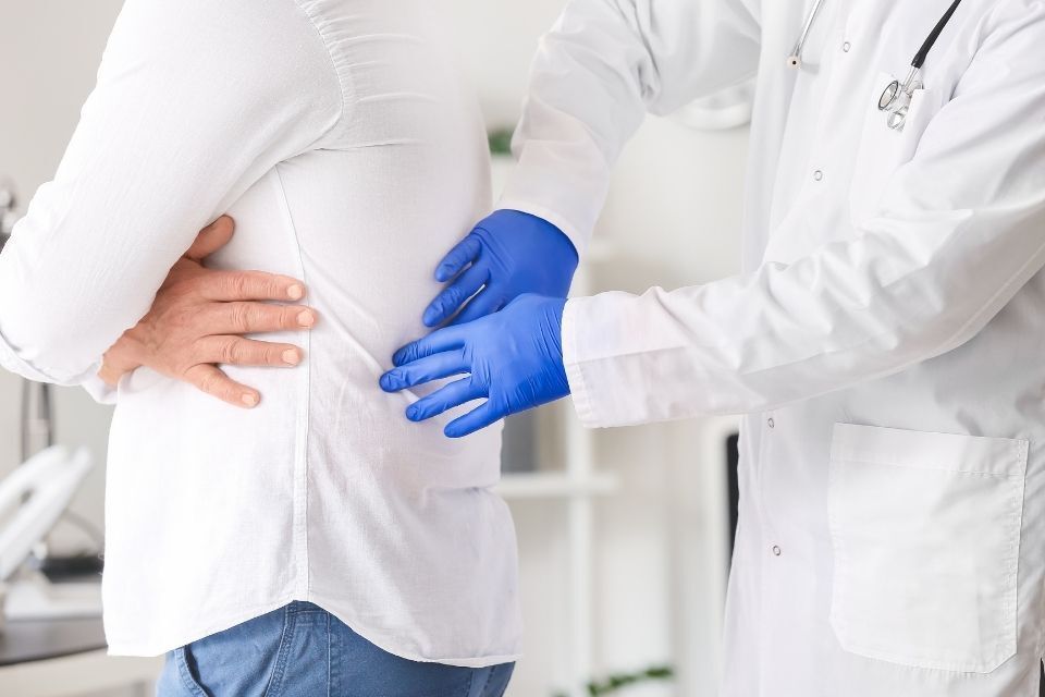 medico durante una visita
