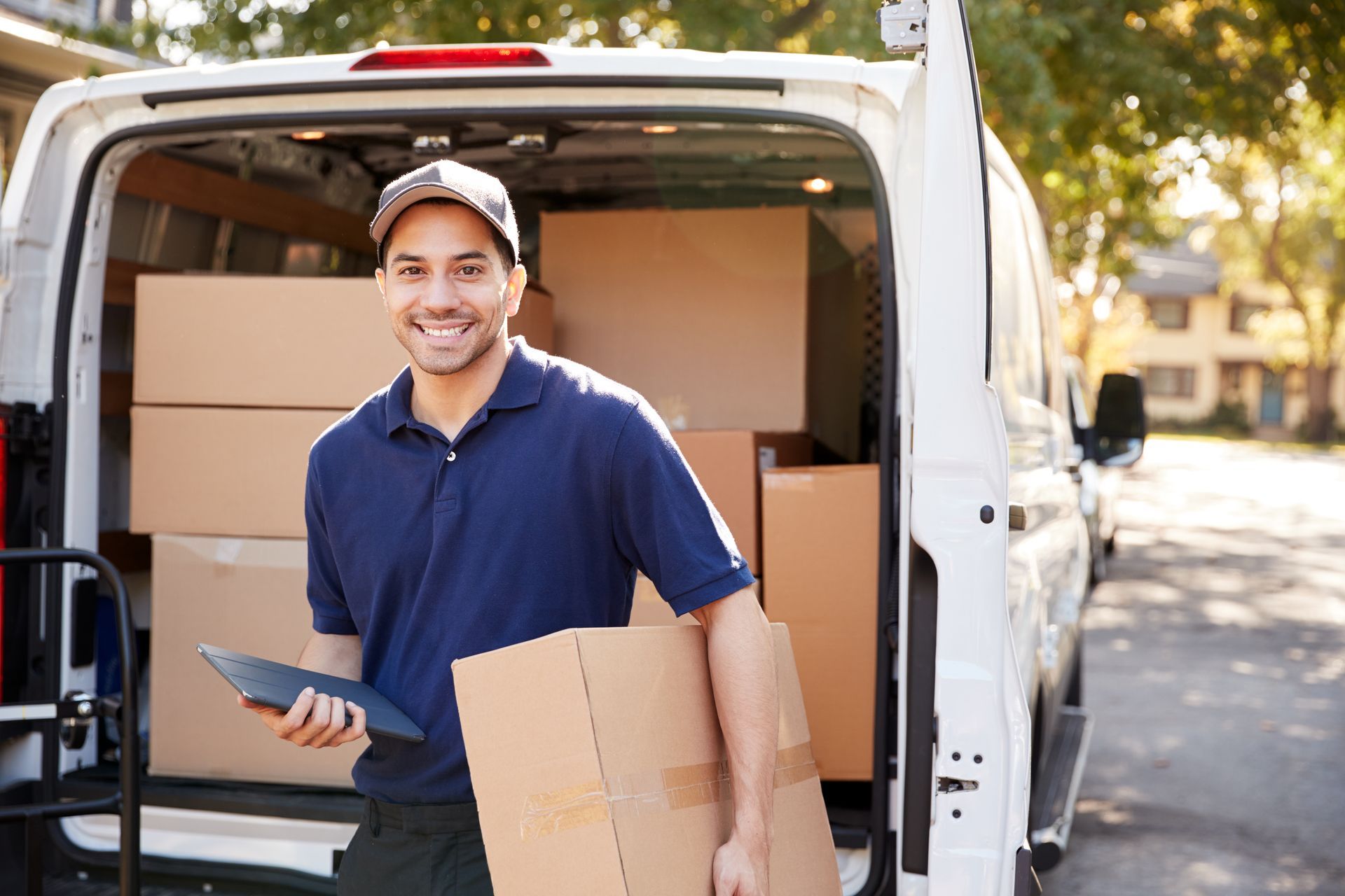 Happy Delivery Guy