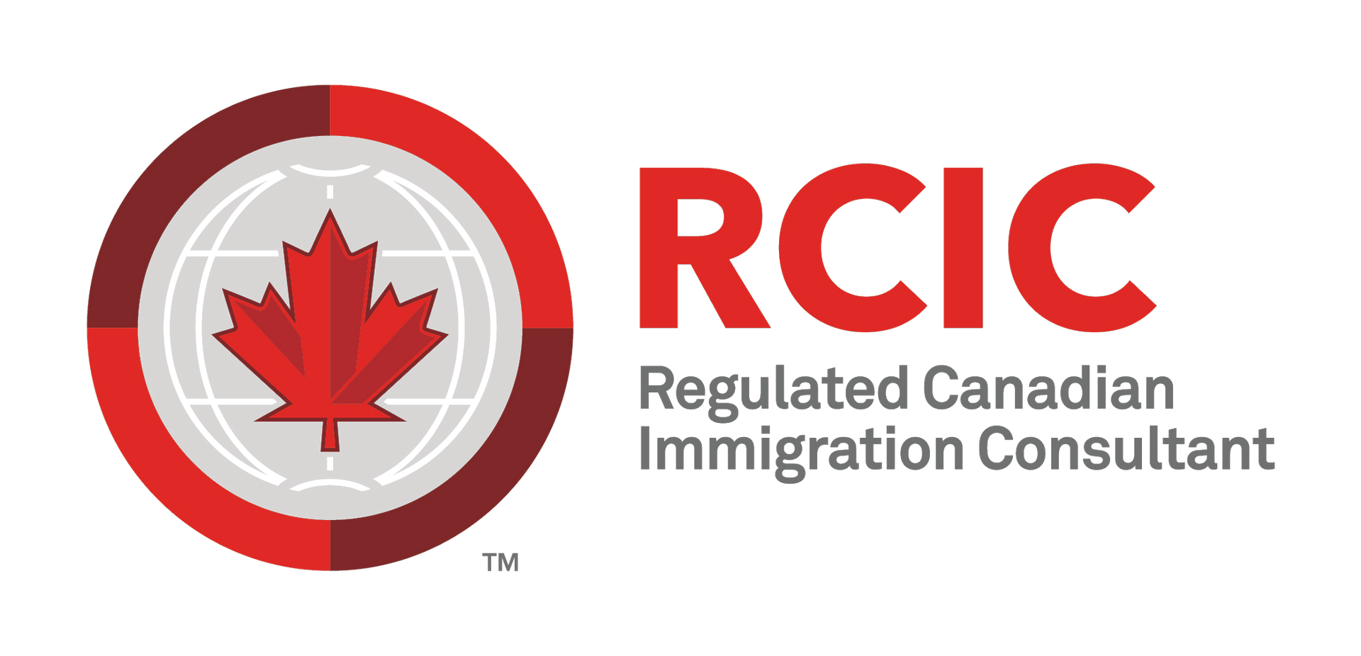 The logo for rcic is a regulated canadian immigration consultant.
