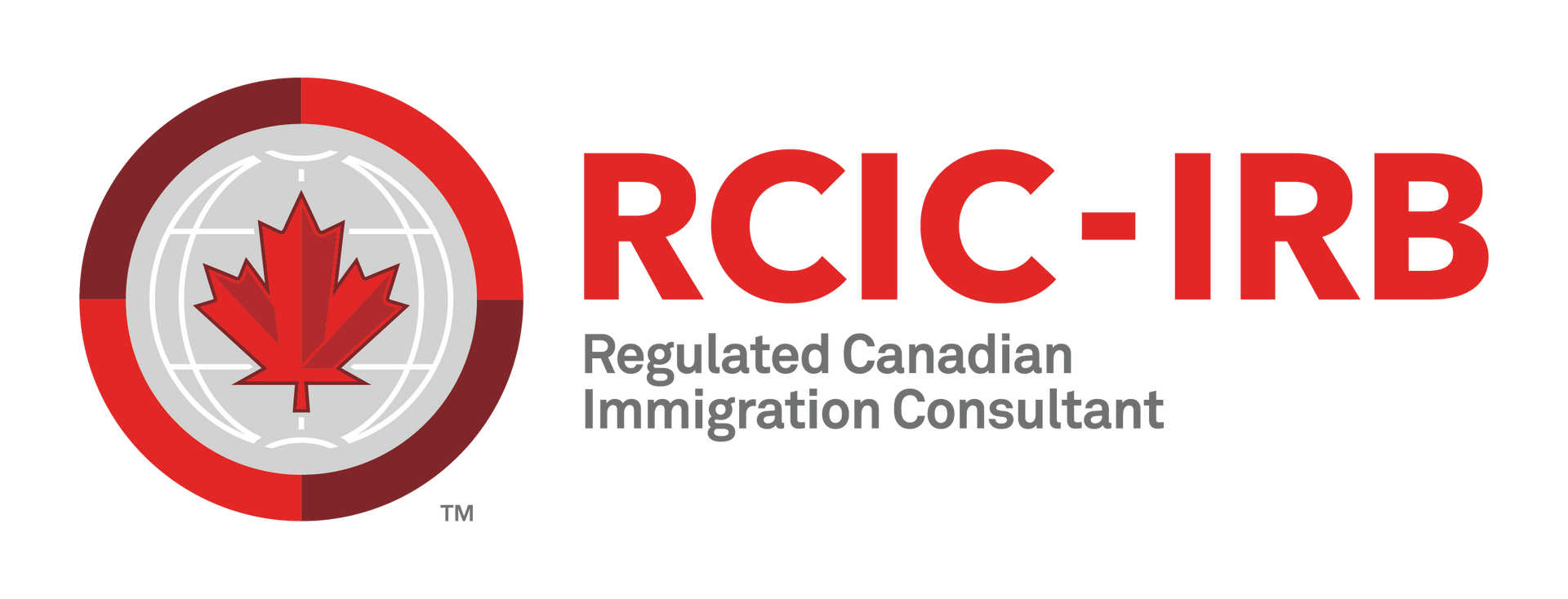 The logo for rcic-irb is a regulated canadian immigration consultant.