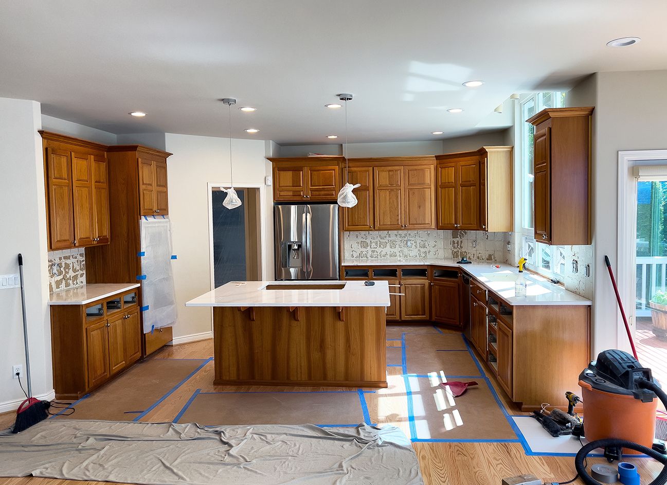 renovated home kitchen interior new stainless