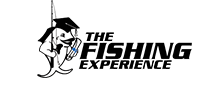 Logo: Fish wearing graduation cap holding a diploma, fishing pole, and text 