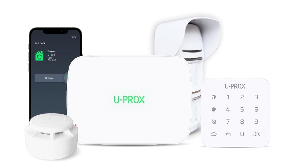 U-prox Security System Kit With Smartphone App, Keypad, Hub, Siren — CSET Group Fire & Security in Hunter Valley, NSW