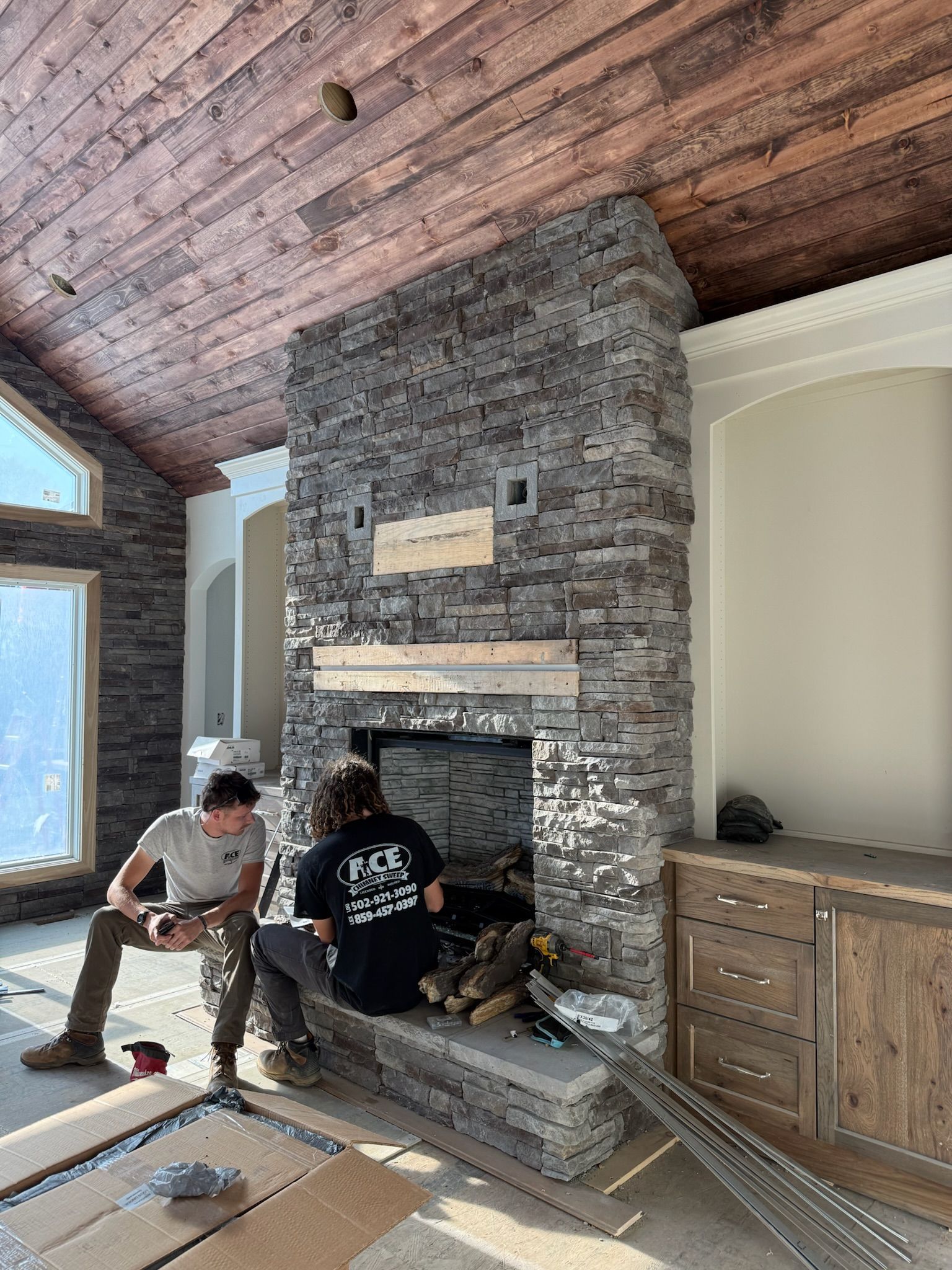 Fireplace inspection