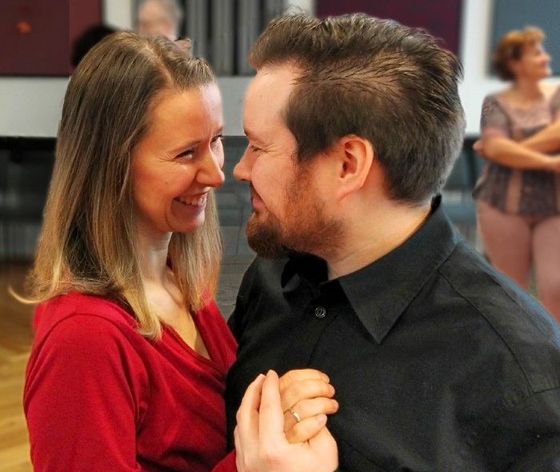 Melanie und Tim Seifert tanzen in der Tanzschule Leipzig