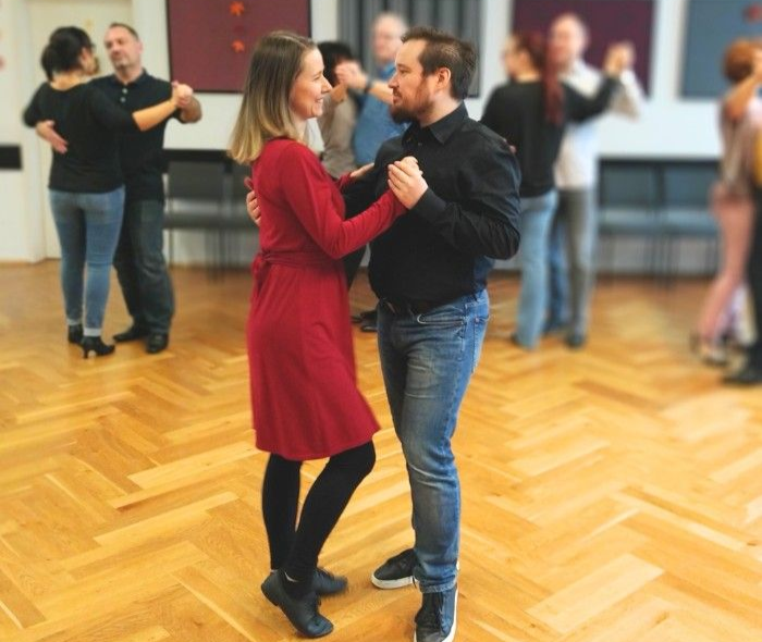 Melanie und Tim Seifert im Paartanzkurs
