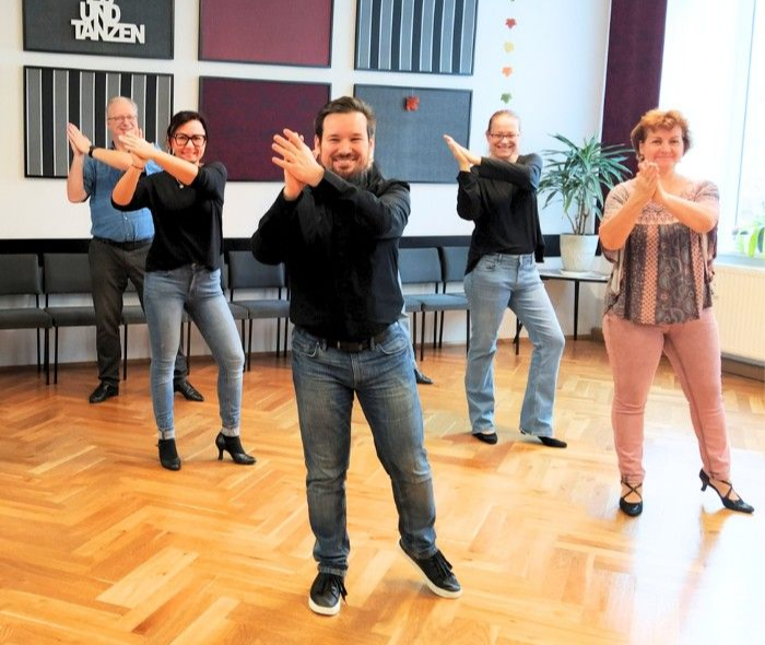 Tim Seifert tanzt Steptanz in der Tanzschule Seifert Leipzig