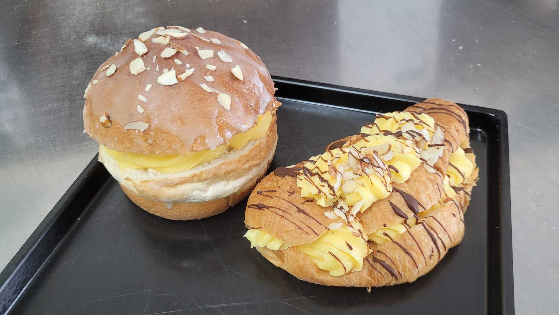 baked goods at crusty's bakery