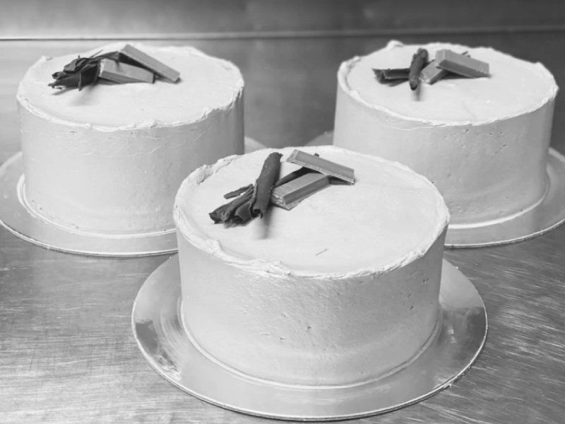 Cabinet cakes at Crusty's Bakery in Mackay