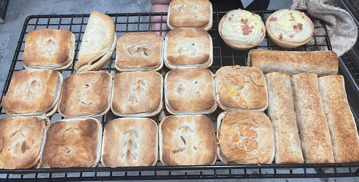 Different Pastries On A Tray