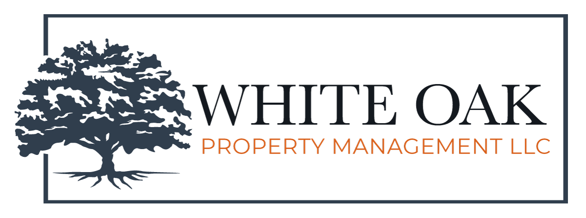 White Oak Property Management Logo - Header - Select to go to Home Page