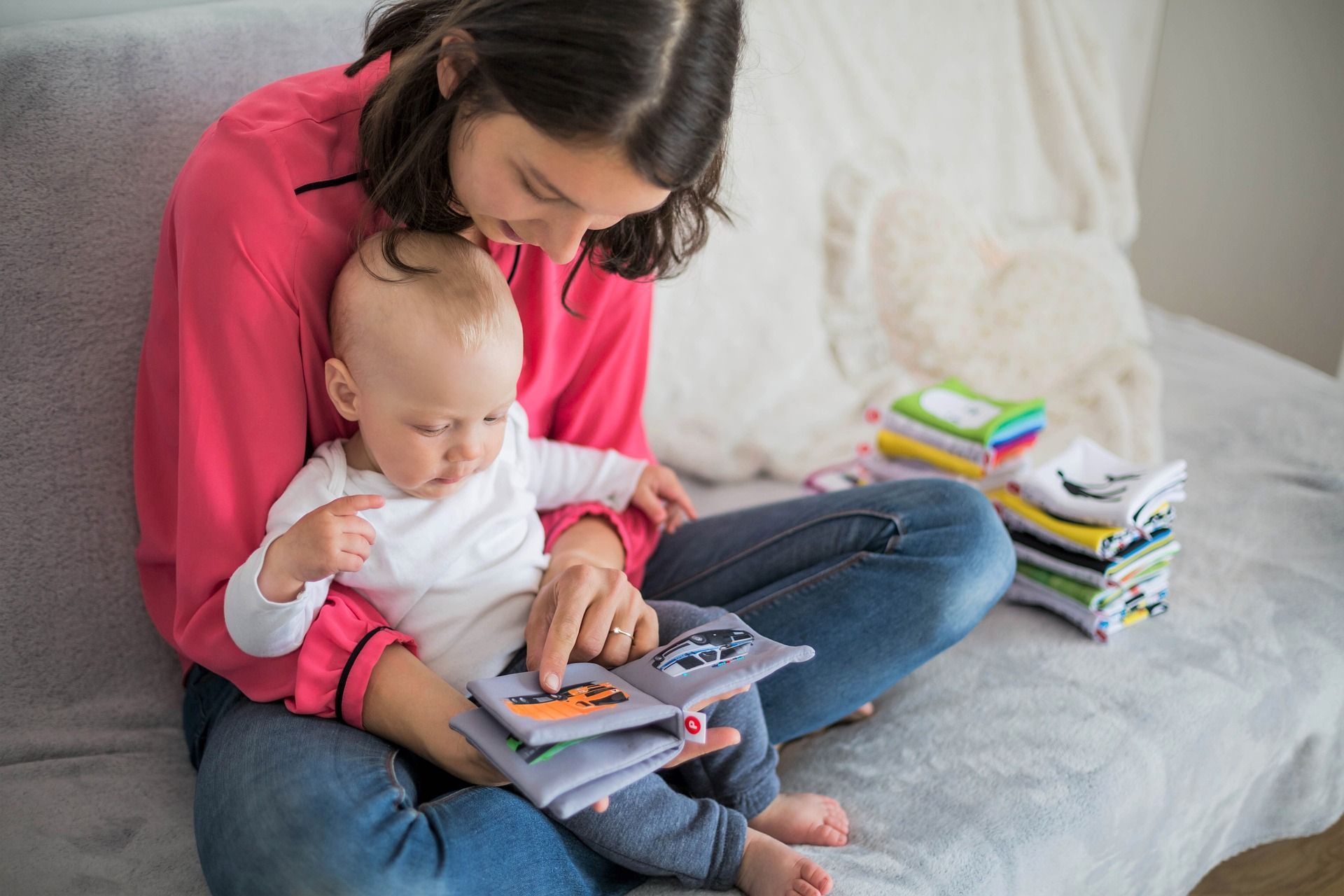 Sober Living — Smiling Mom with a Happy Baby in Bremerton, WA