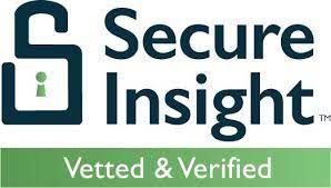 The logo for secure insight is vetted and verified.