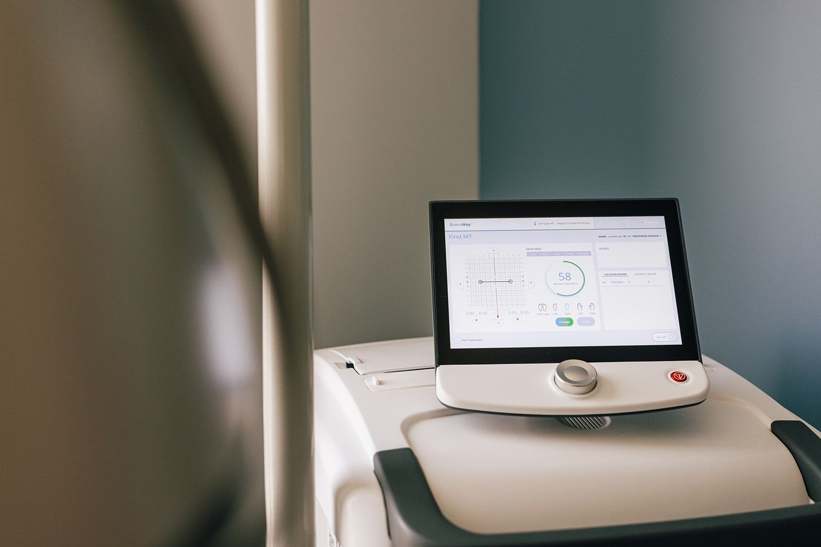 BrainsWay TMS Machine Monitoring