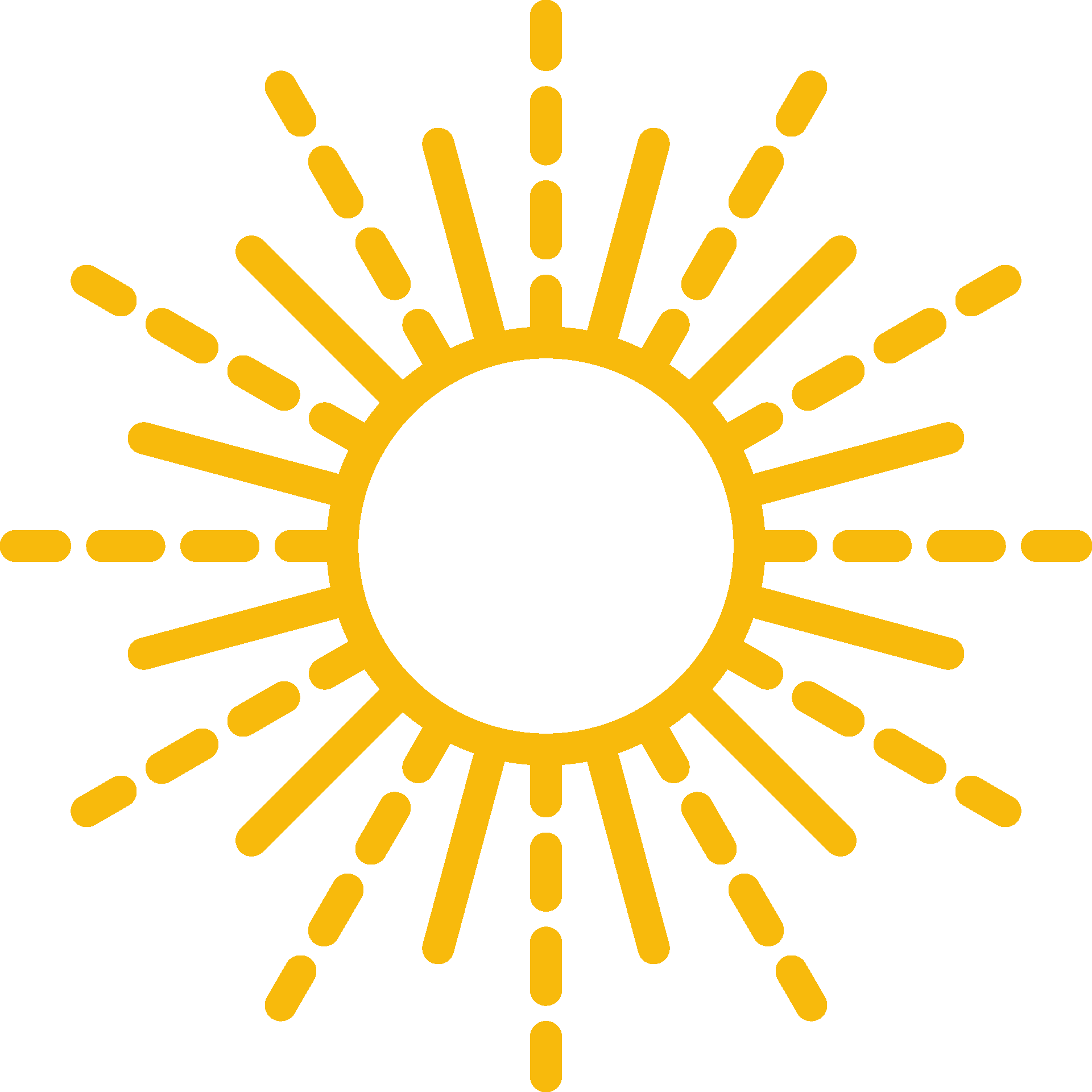 yellow sun icon