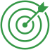 graphic icon of bullseye