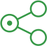 graphic icon of sharing info on social media