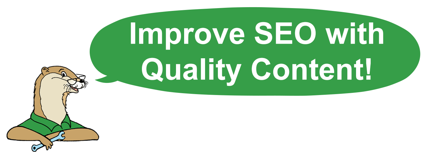 Improve SEO with quality content