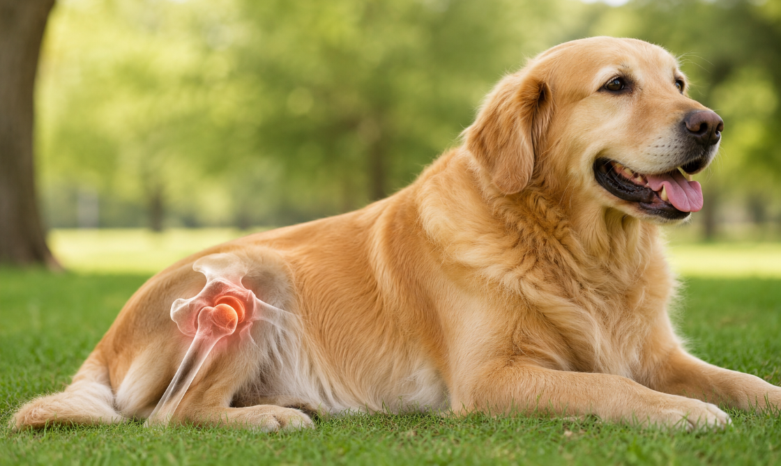 hip dysplasia dog golden retriever