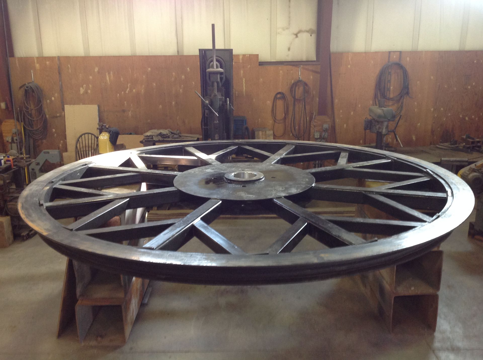 Ski Lift Bull Wheel Repair