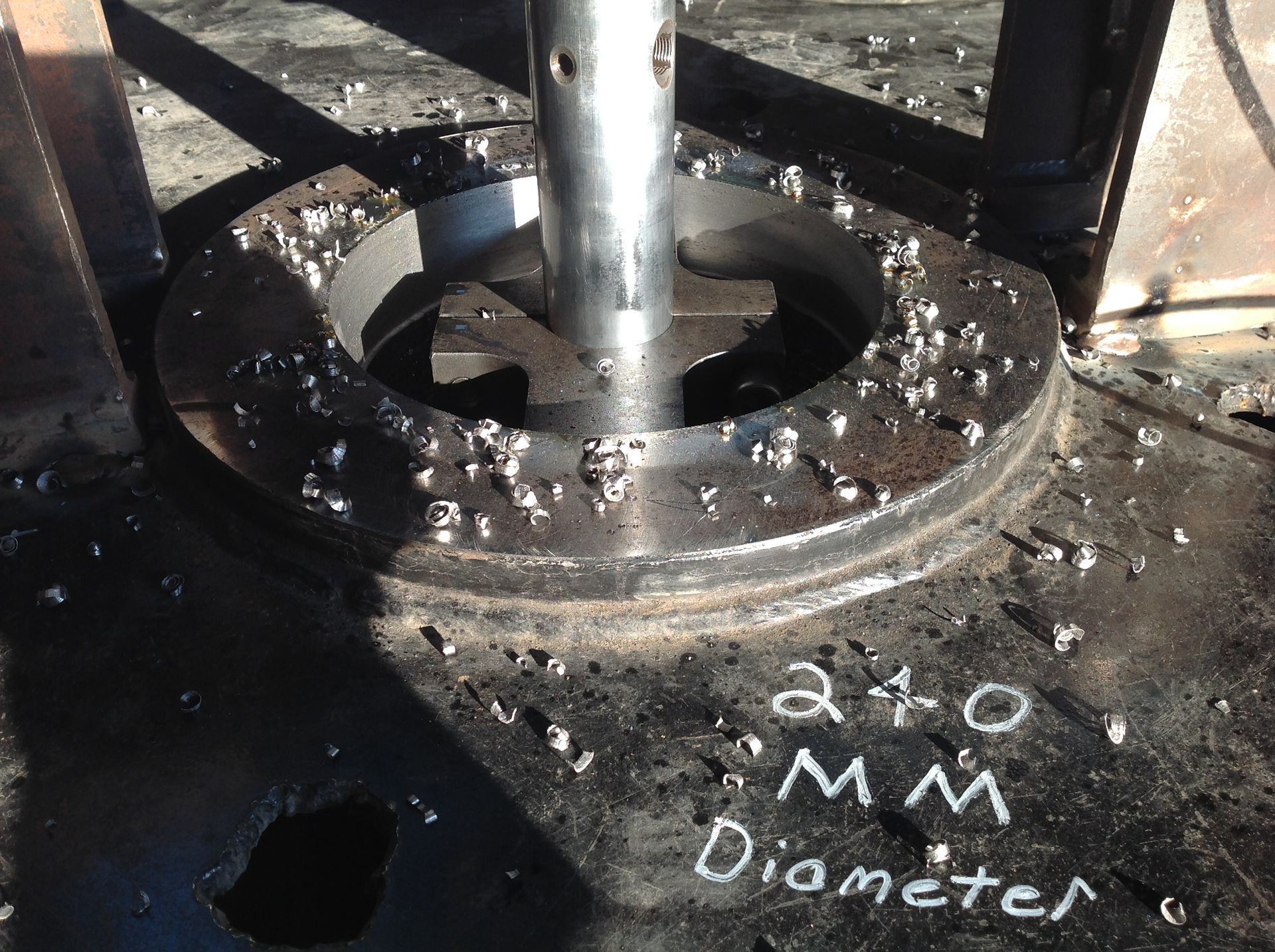 Ski Lift Bull Wheel Repair