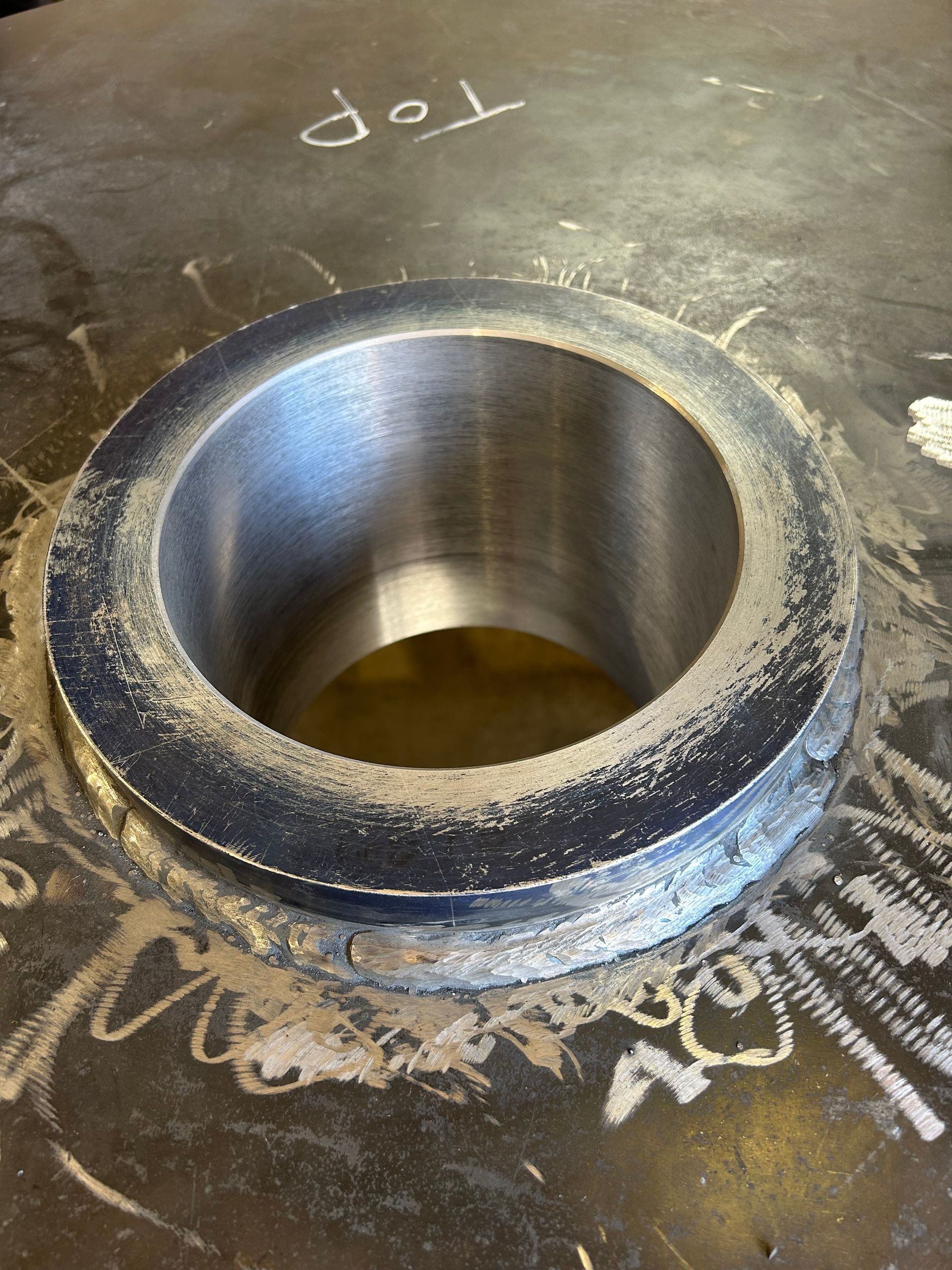 Ski Lift Bull Wheel Repair