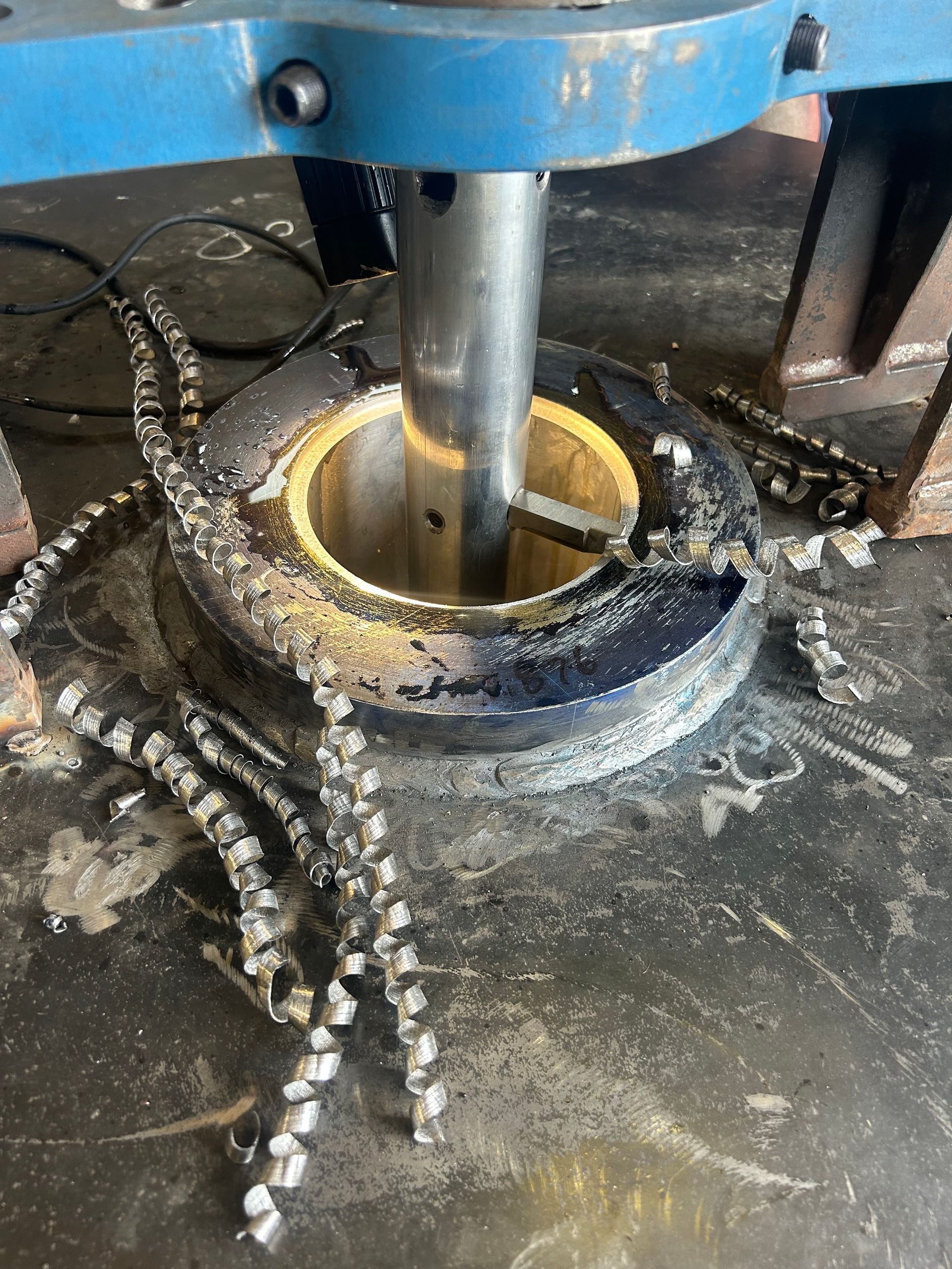 Ski Lift Bull Wheel Repair