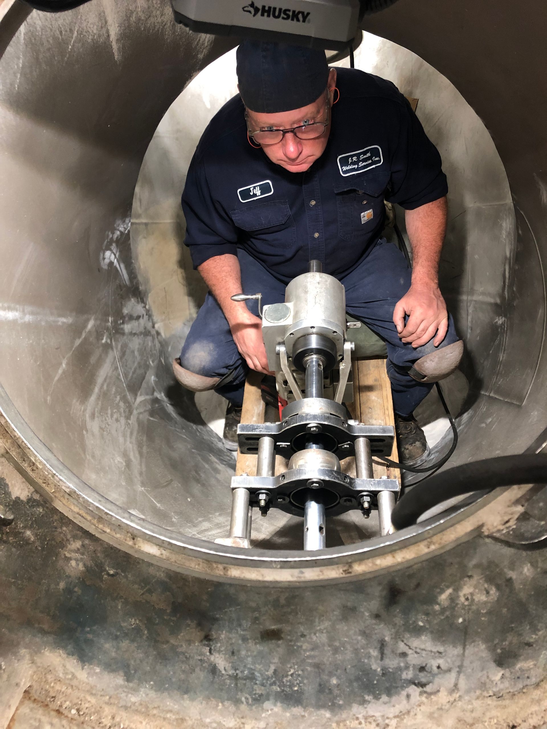 Mixer shaft bushing bore repairs
