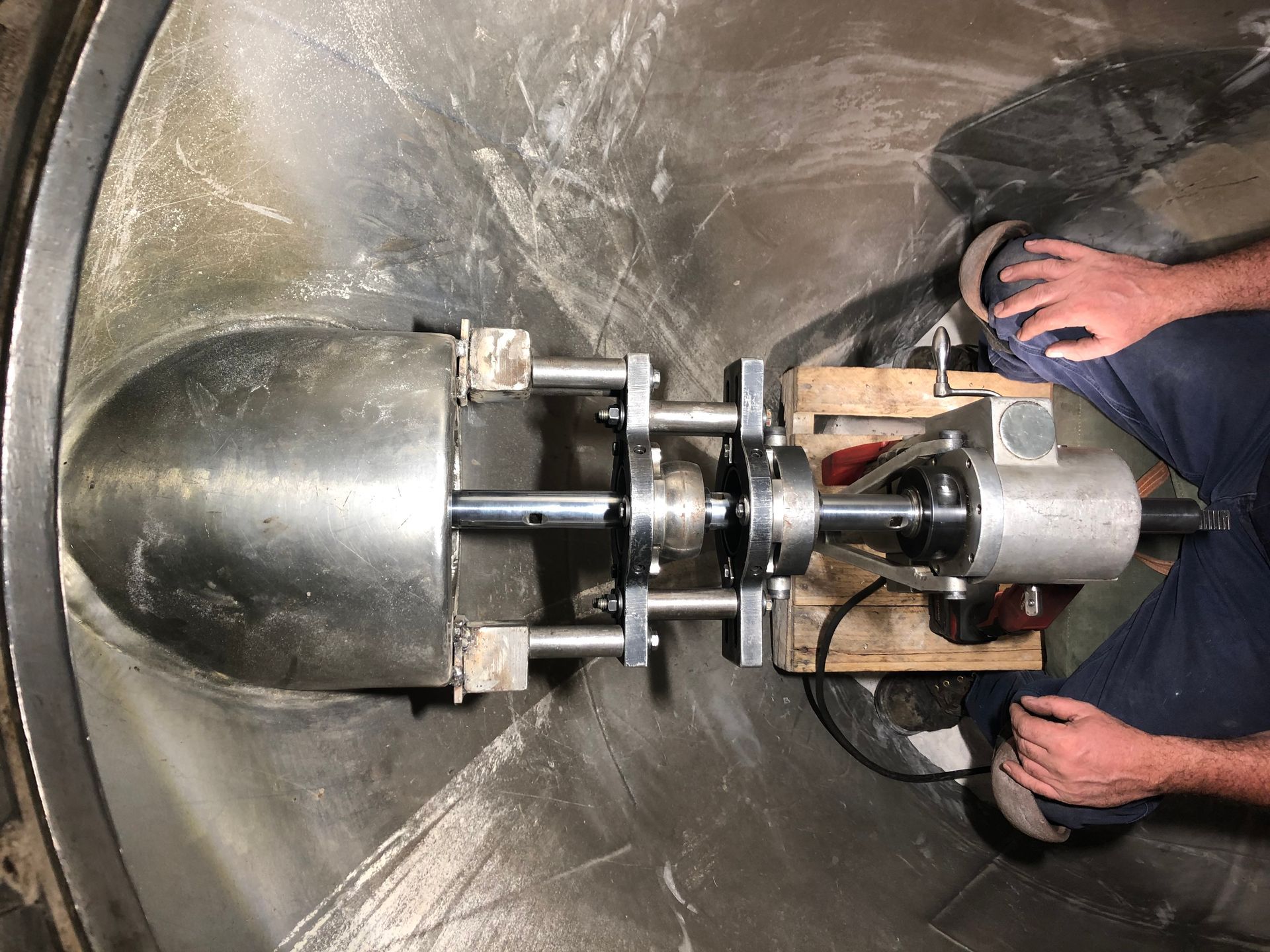 Mixer shaft bushing bore repairs