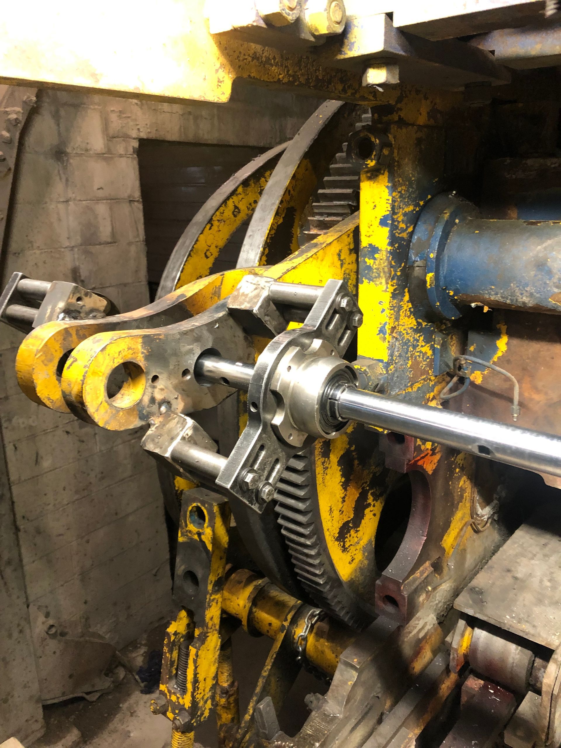 Vibrated concrete block machine restoration
