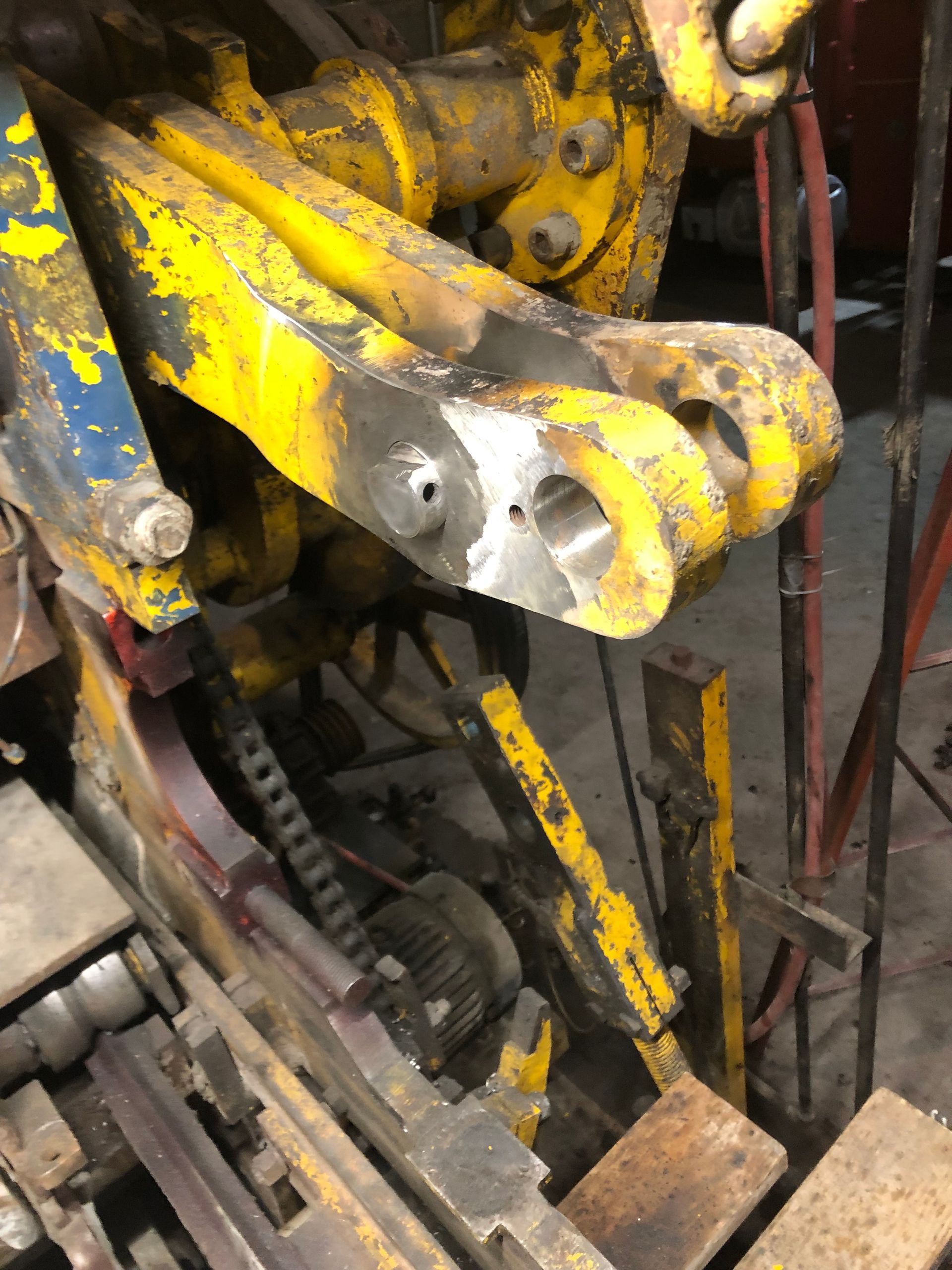 Vibrated concrete block machine restoration