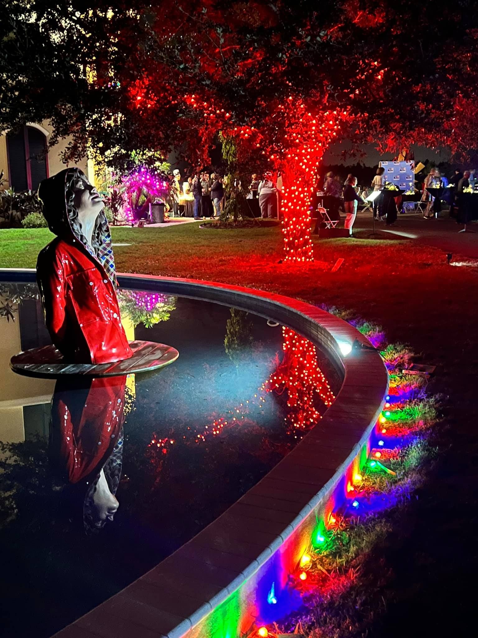 gardens aglow pool area