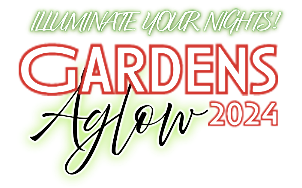 gardens aglow 2025 logo