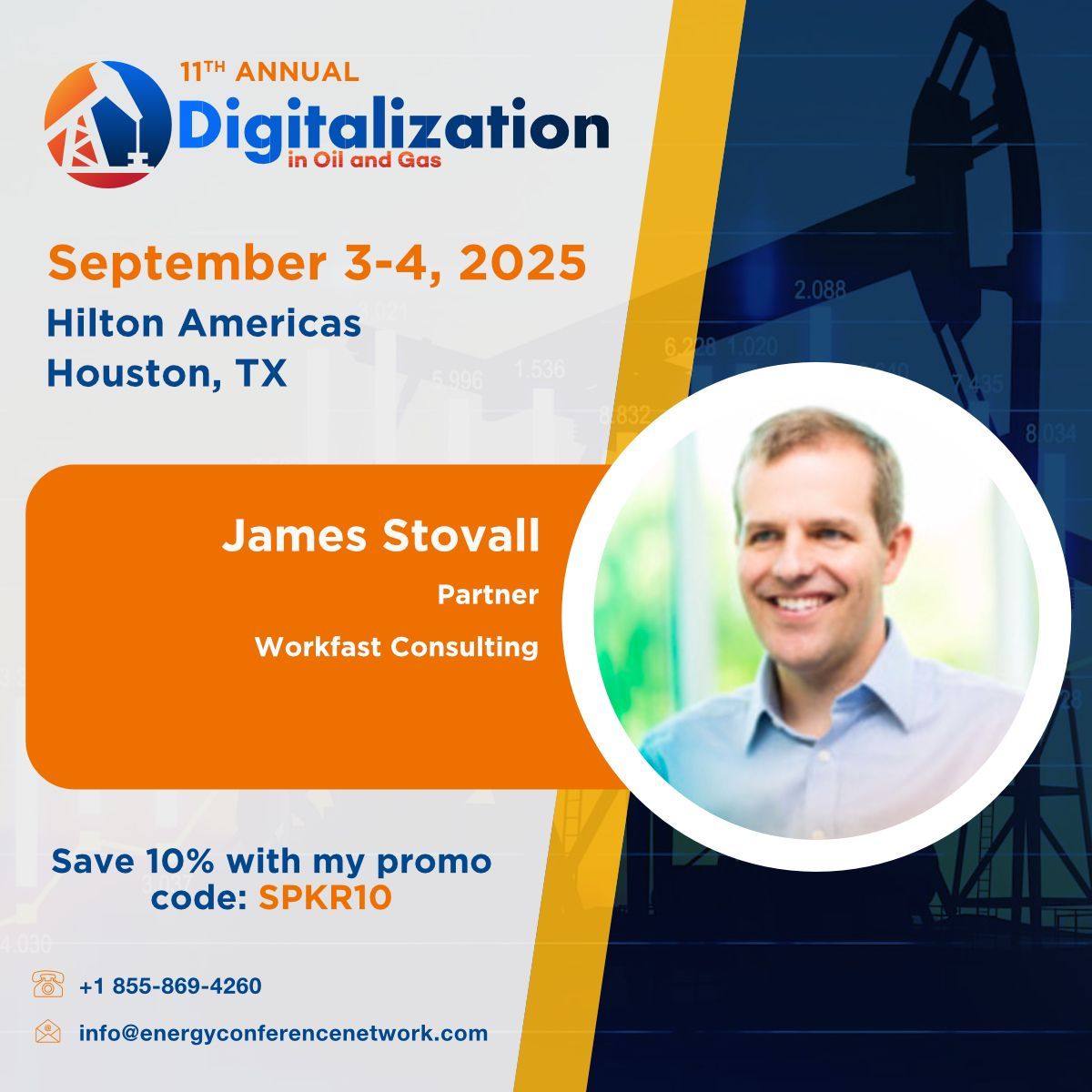 www.digitalizaionoilgas.com We’re excited to unveil the for the 11th Annual Digitalization in Oil & Gas Conference, taking place this September in Houston!
Join + , , as we explore the cutting-edge advancements shaping the future of oil & gas.