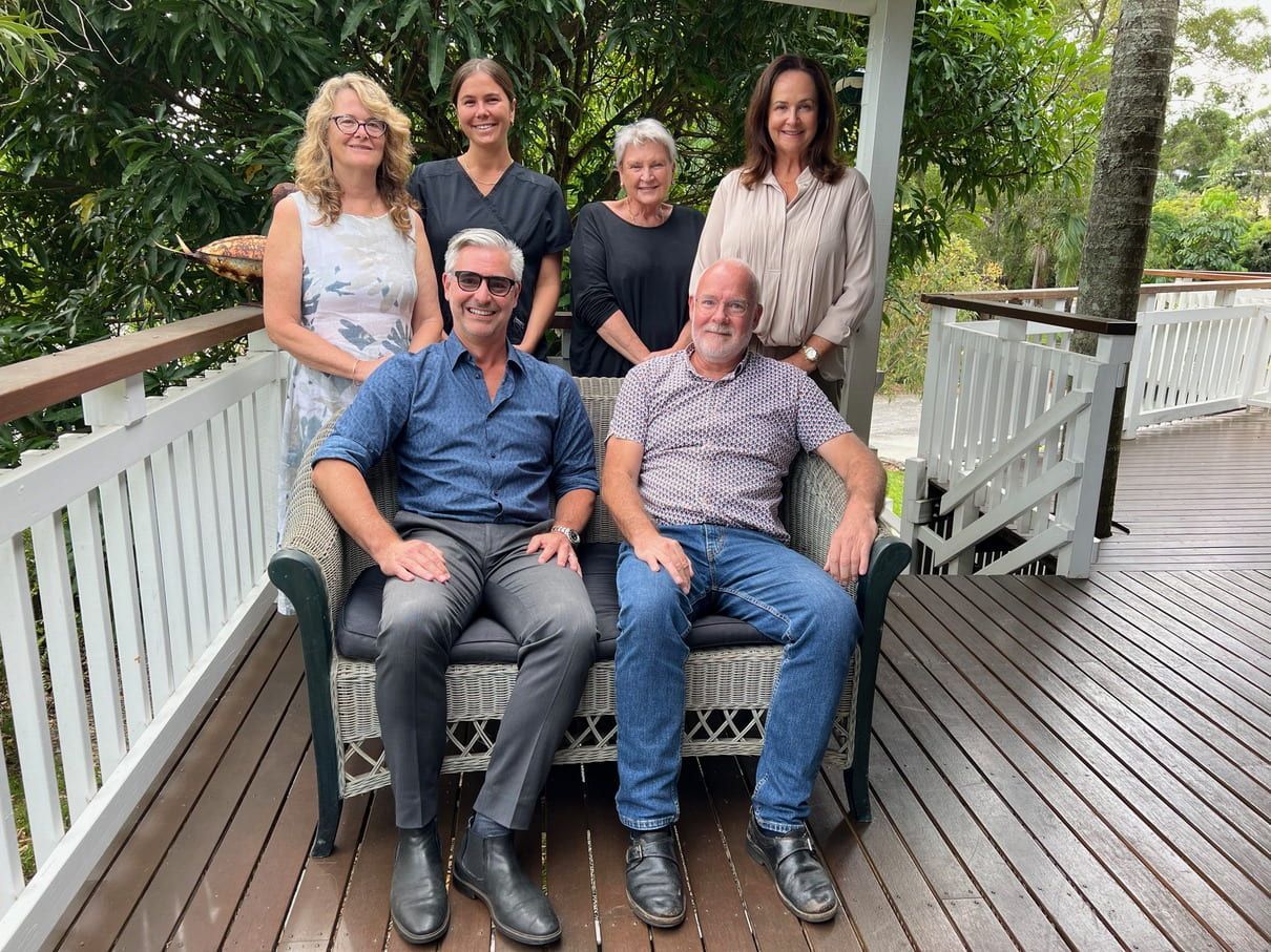 Byron Bay Dental Team On a Deck — Byron Bay Dental in Byron Bay, NSW