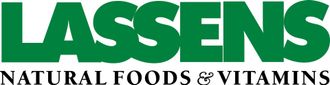The Lassens logo in bold green text over the words