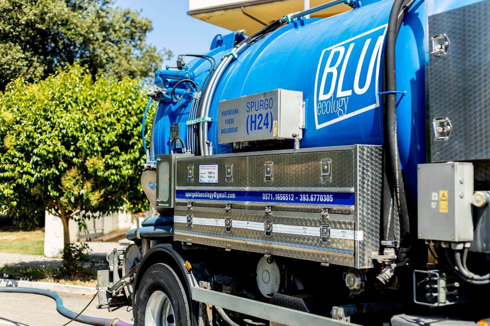 Autospurgo blu con logo 