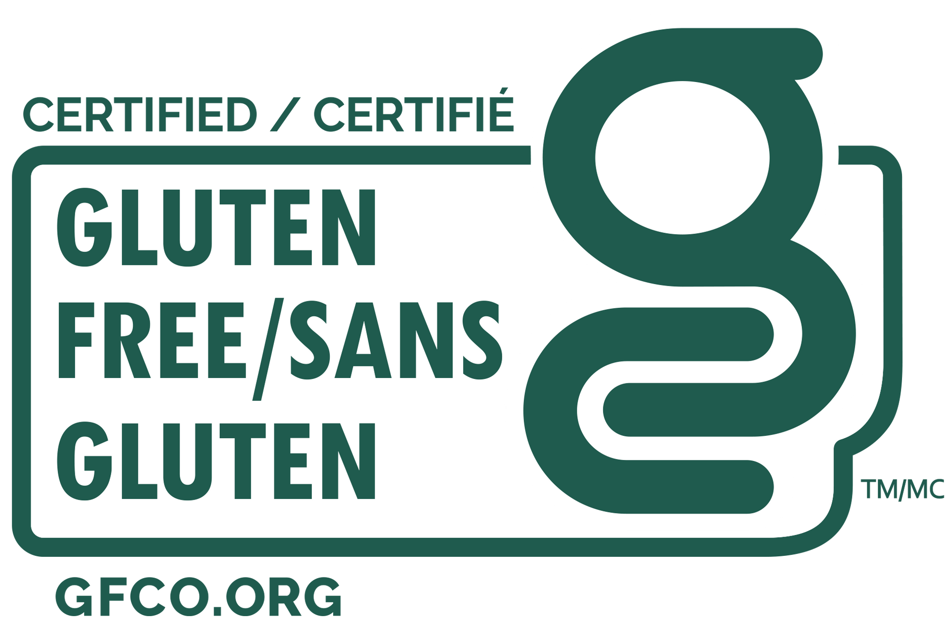 Bilingual Gluten Free logo for Canada