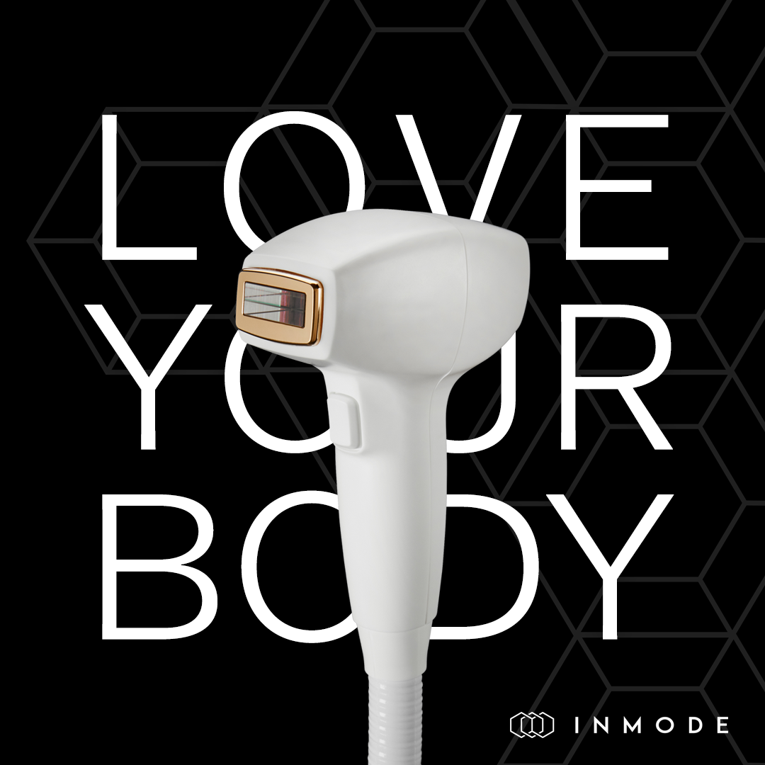A picture of a device that says love your body