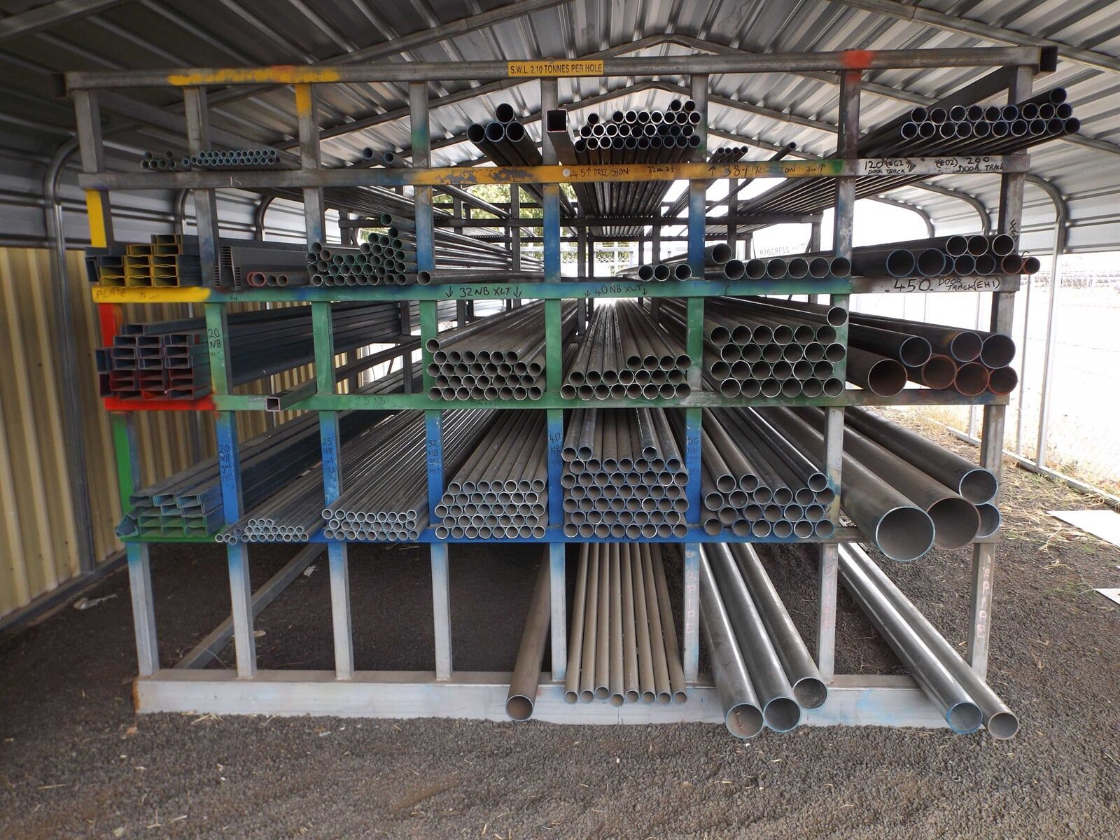 Pile of Steel Supplies — Steel Fabrication in Bundaberg, QLD