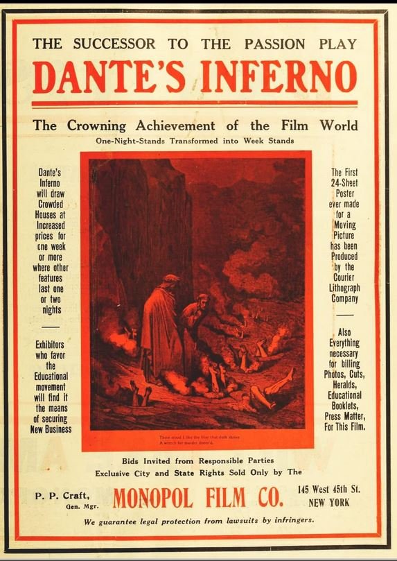 Dante on Screen: the Helios and Milano Infernos (1911)
