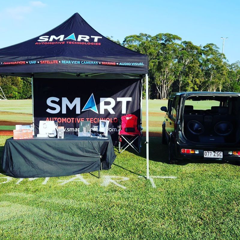 A Black Tent Around the Trees —Smart Automotive Technologies in Noosaville, QLD 