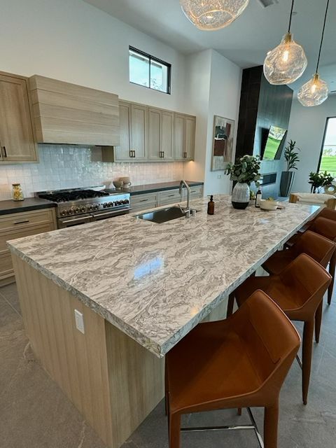 New counters in kitchen