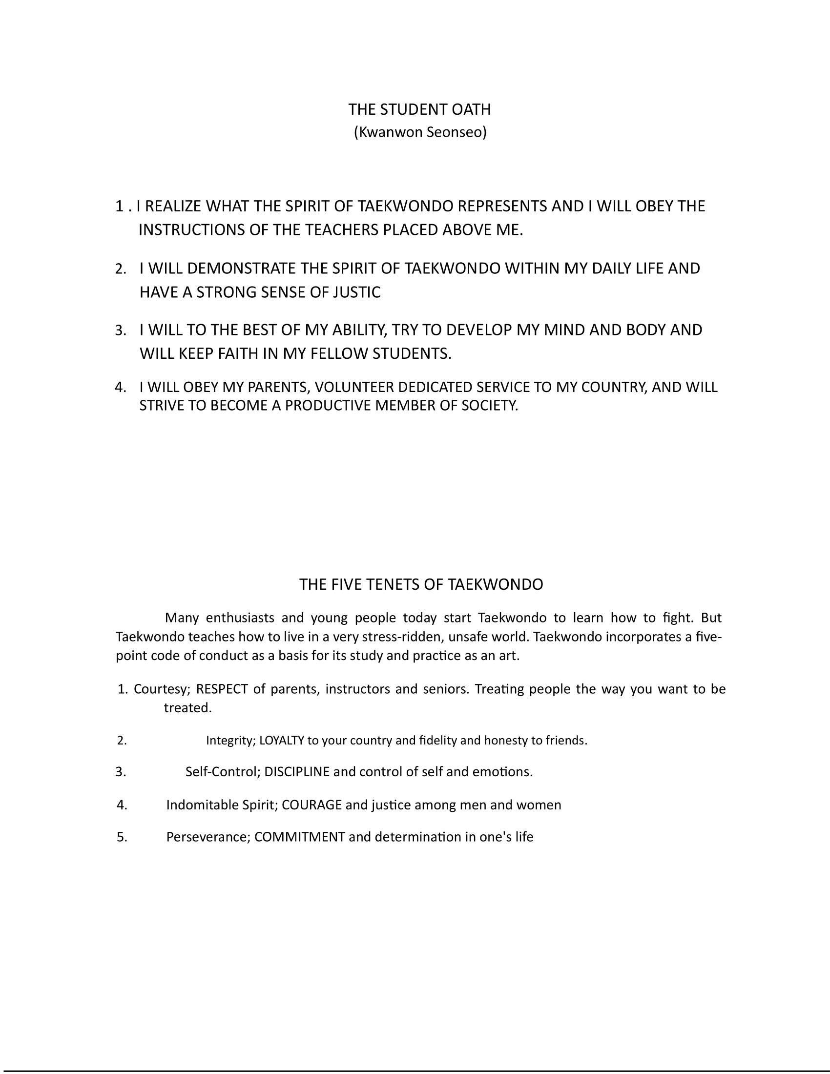 A white sheet of paper with a lot of text on it.
