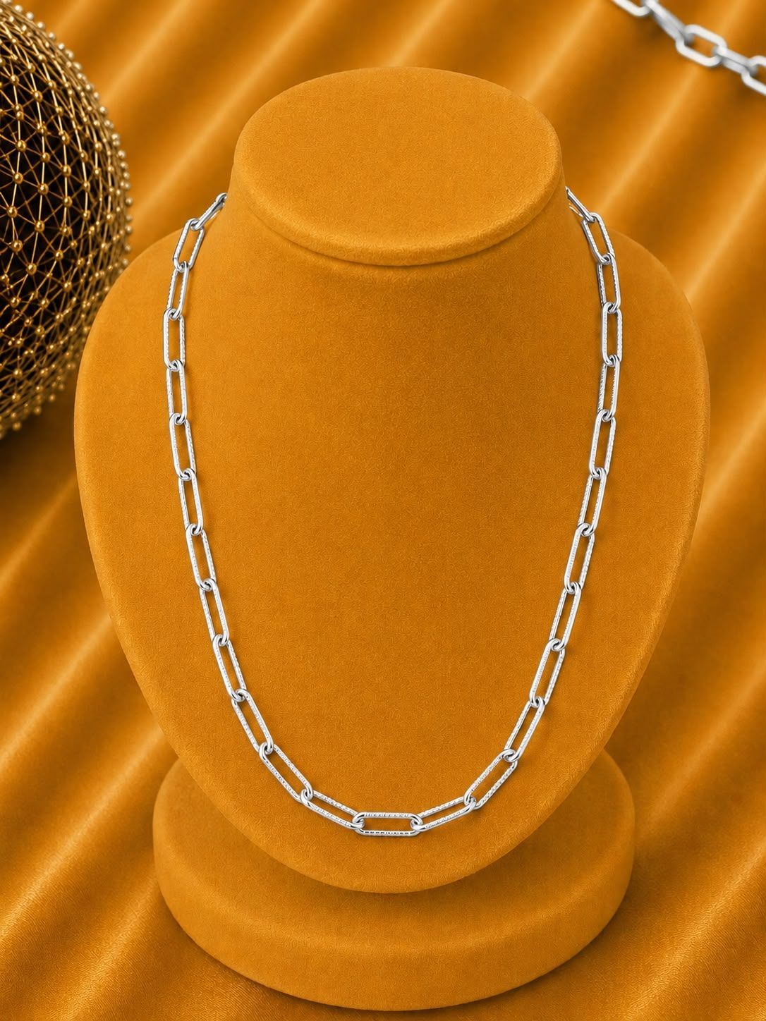 ✨ Geribbelde schakel ketting ✨