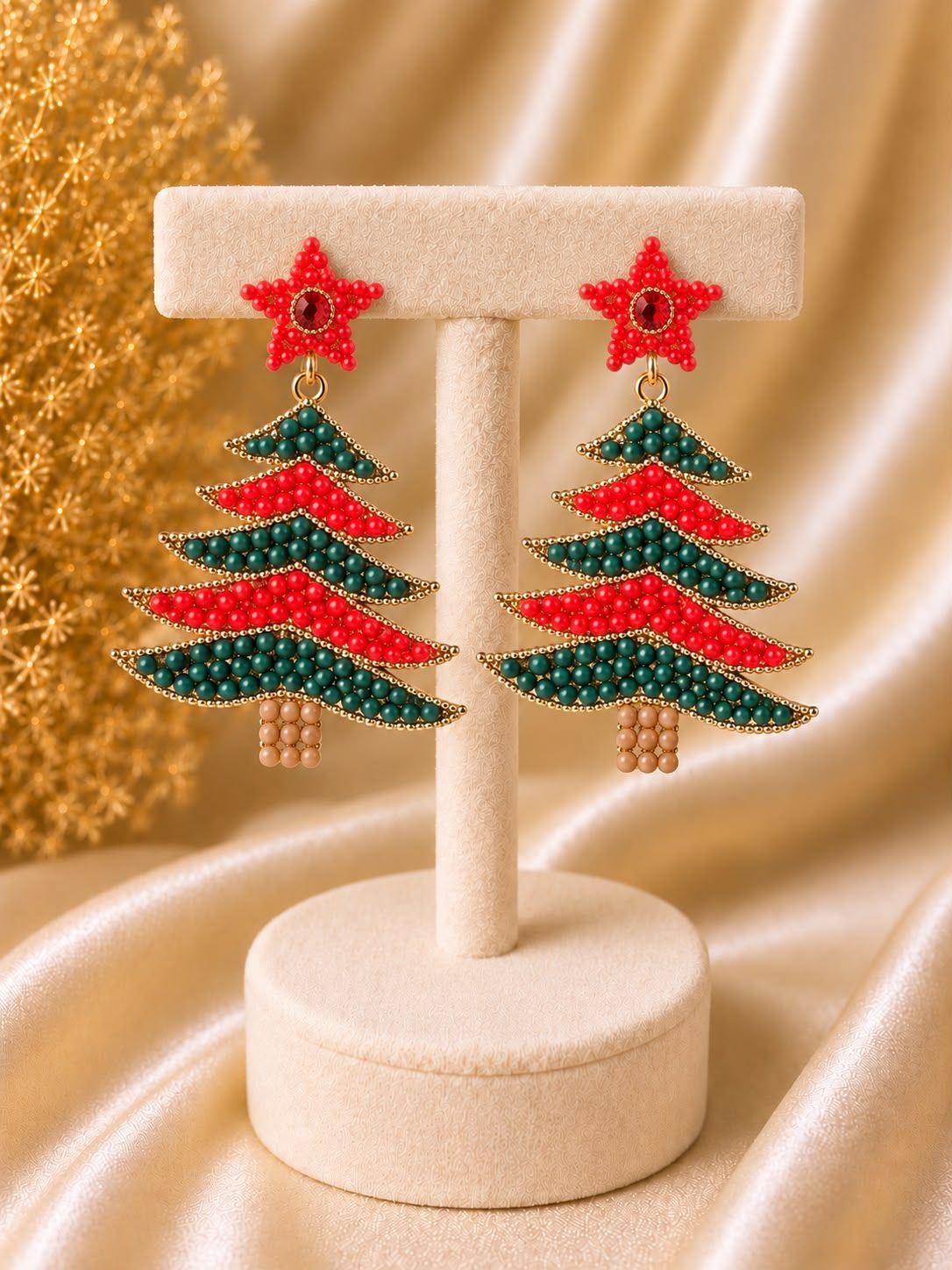 ✨ Kerstboom statement oorbellen ✨