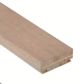 Pavimento in legno con bordi maschio e femmina.