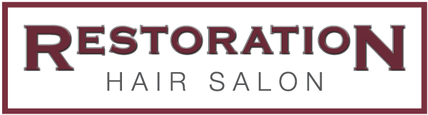 Colleen Wagner - Restoration Hair Salon A logo for a hair salon called restoration hair salon.