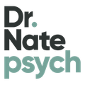 the logo for Dr. Nate Psych