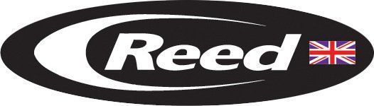 Reed logo with a white